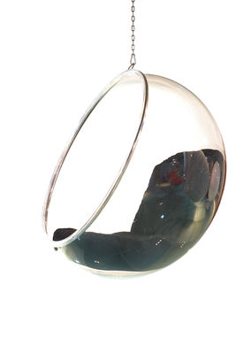 Living Room Furniture Modern Leisure Chair , Acrylic Shell Hanging Bubble Chair