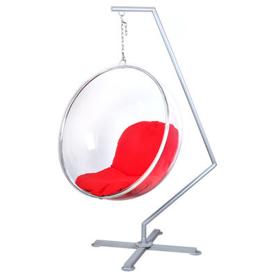 Living Room Furniture Modern Leisure Chair , Acrylic Shell Hanging Bubble Chair