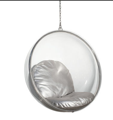 Living Room Furniture Modern Leisure Chair , Acrylic Shell Hanging Bubble Chair