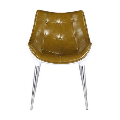 Dayanıklı Modern Restoran Yemek Odası Sandalyeleri Deri Döşemeli 58 * 54 * 83 cm