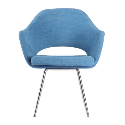 Showroom Modern Restoran Sandalyeleri Fiberglas Çerçeve Kırmızı / Yeşil / Mavi