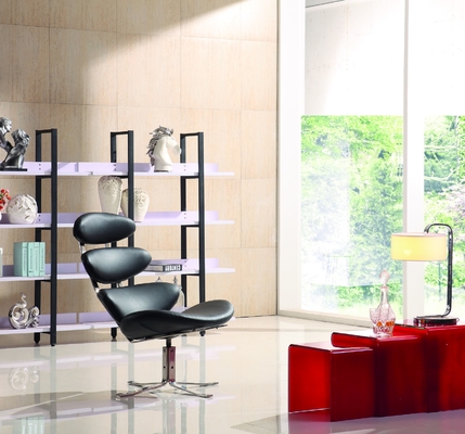 Dayanıklı Corona Modern Deri Oturma Odası / Yatak Odası İçin Sandalye Relax