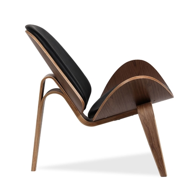 Hakiki Deri Hans Wegner Yemek Sandalyeleri Orta Yüzyıl Modern Mobilya